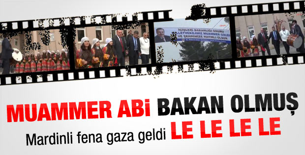Muammer Güler için halaylı kutlama