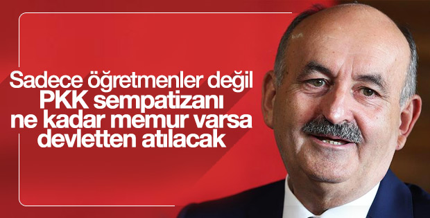 PKK ile ilişiği olan memurlar kovulacak