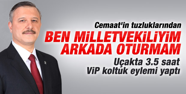 Muhammed Çetin'in VIP koltuk eylemi