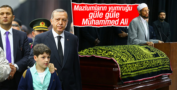 Muhammed Ali'nin cenaze namazı kılındı