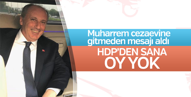 Muharrem İnce'nin HDP planı suya düştü