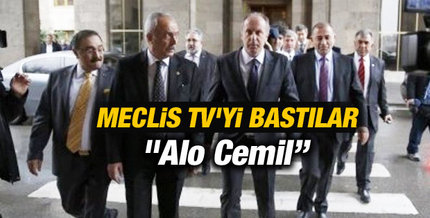 CHP'liler Meclis TV'yi bastı