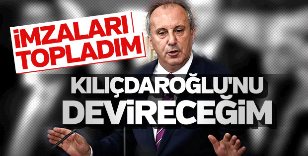 Muharrem İnce CHP'de genel başkanlığa aday