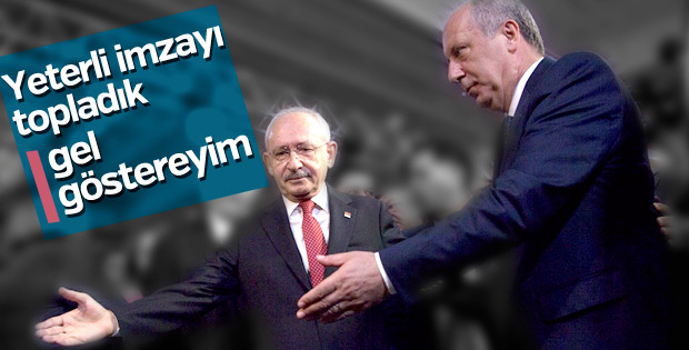 Muharrem İnce yeterli imzayı topladı