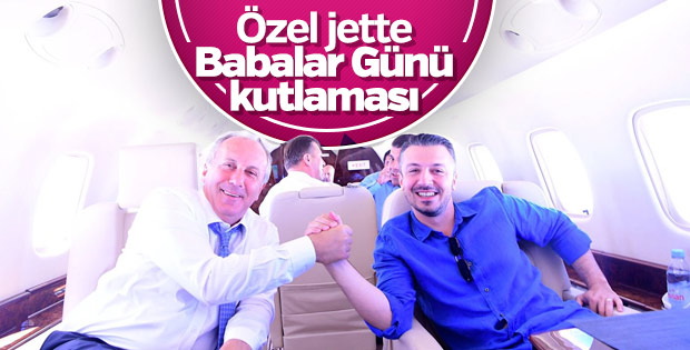 Muharrem İnce Tunceli mitingine oğluyla gitti