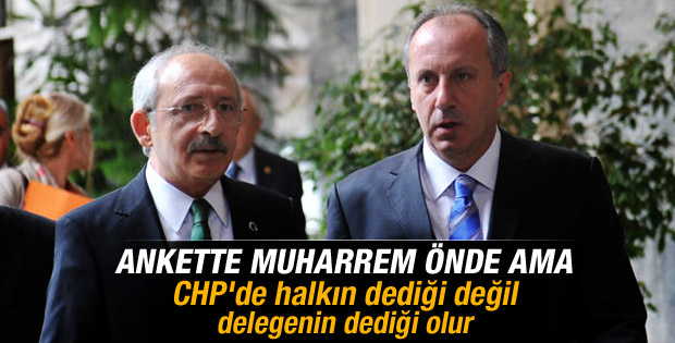 Muharrem İnce'nin Kılıçdaroğlu'nu geçtiği anket