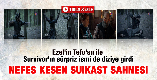 Şehzade Mustafa'ya suikast sahnesi – izle