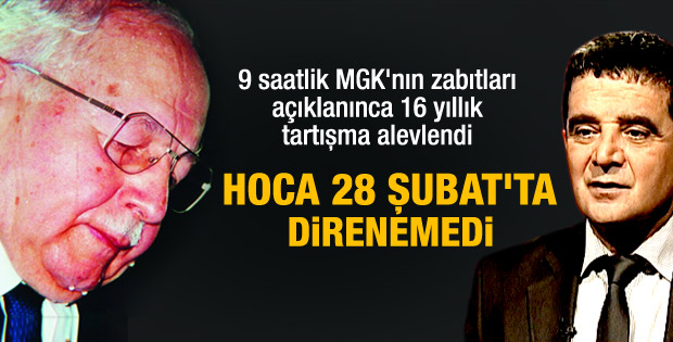 Mümtazer Türköne: Erbakan darbeye direnemedi