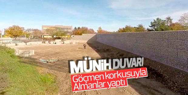 Münih'te sığınmacılara karşı duvar örülüyor