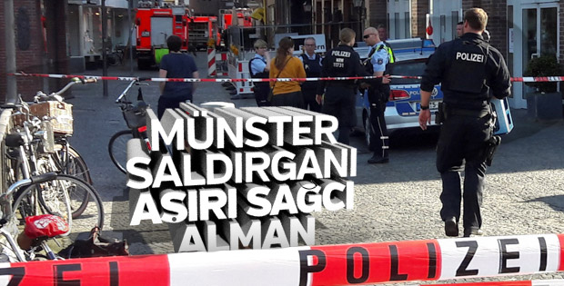 Münster saldırganı aşırı sağcı Alman çıktı