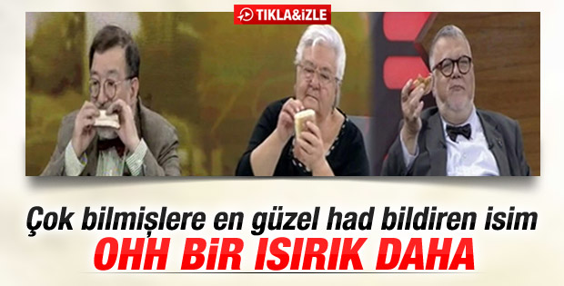Murat Bardakçı seyirciye inat canlı yayında sandviç yedi