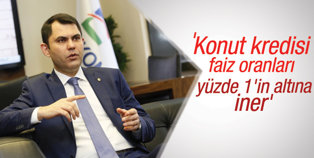 Konut kredisi faiz oranları yüzde 1'in altına iner
