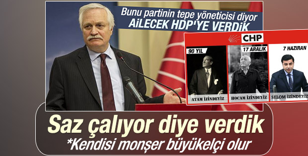 Demirtaş'a oy veren CHP'li Özçelik: İyi saz çalıyor