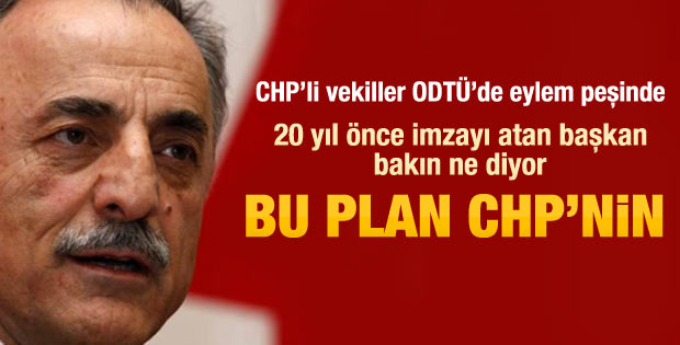 Karayalçın: ODTÜ yolunu CHP planladı