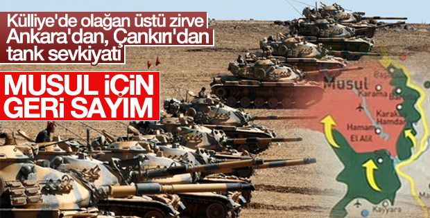 Sınıra askeri sevkiyat yapılıyor