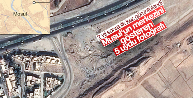 Musul'un yeni uydu fotoğrafları yayınlandı