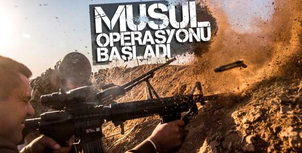 Musul'u kurtarma operasyonu başladı