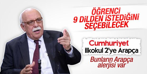 Milli Eğitim Bakanı Nabi Avcı'dan Arapça ders açıklaması