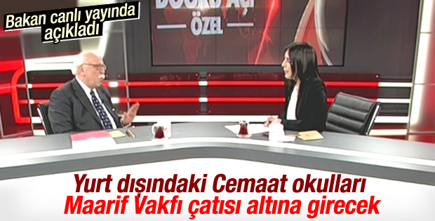 Nabi Avcı açıkladı: Türk okullarına Maarif çözümü