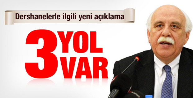 Nabi Avcı'dan bir dershane açıklaması daha