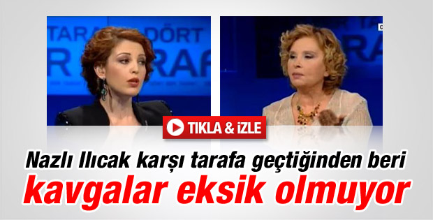 Nazlı Ilıcak ile Nagehan canlı yayında kavga etti - izle