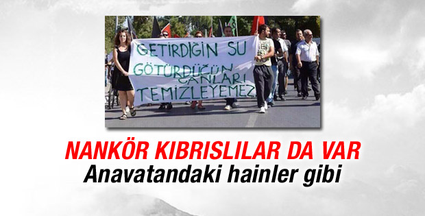 Türkiye'den KKTC'ye içme suyu projesi protesto edildi