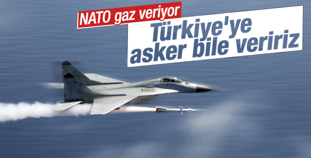 NATO: Türkiye'ye asker göndeririz