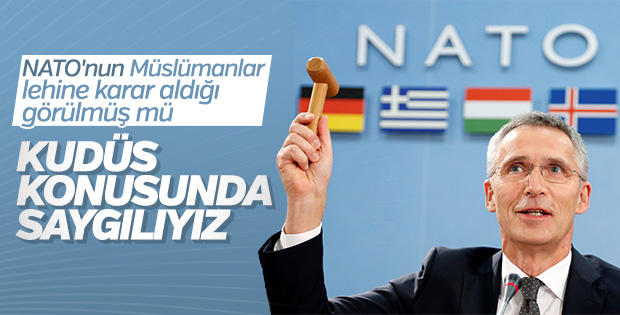 NATO, ABD'nin Kudüs kararına saygılı