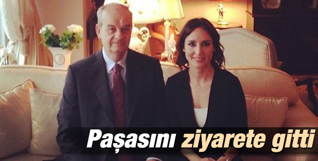 Nazlı Çelik İlker Başbuğ'u ziyaret etti