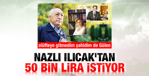 Kemalettin Özdemir'den Nazlı Ilıcak'a alüfte davası