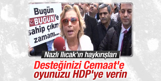 Nazlı Ilıcak'tan Bugün ve Kanaltürk'e destek