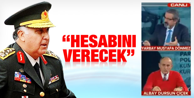 Necdet Özel TSK'yı karalıyor deyip mahkemeye gitti