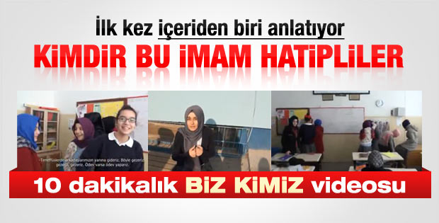 İmam Hatip öğrencileri çekti: Neşeli İmam Hatipler