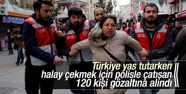 İstanbul'da nevruz gerginliği: 120 gözaltı