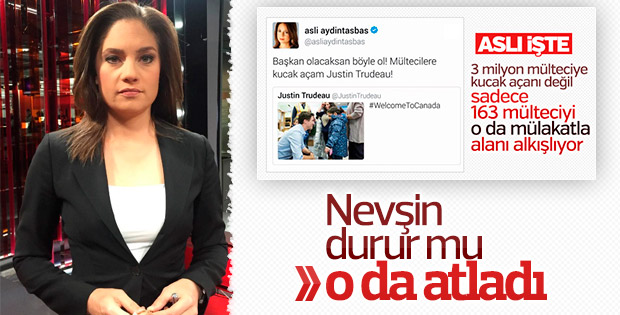 Nevşin Mengü'nün Trudeau hayranlığı