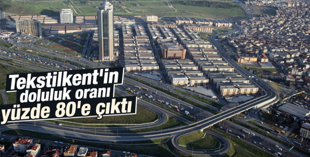 Tekstilkent'in doluluk oranı yüzde 80'e çıktı