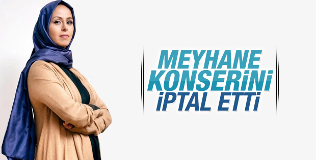Niran Ünsal meyhane konserini iptal etti