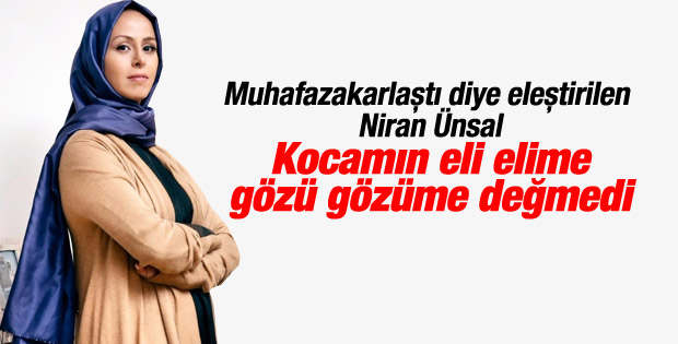 Niran Ünsal Aysha dergisi için türban taktı