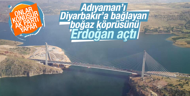 Erdoğan Nissibi Köprüsü'nün açılış töreninde konuştu