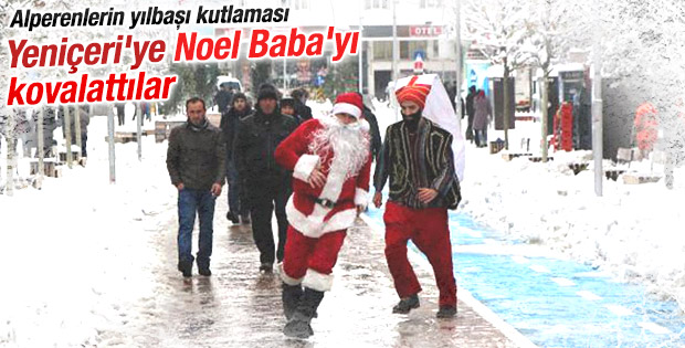 BBP'liler Yeniçeri'ye Noel Baba'yı kovalattı İZLE