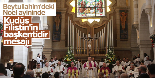 Beytullahim'de 'Kudüs temalı' Noel kutlaması