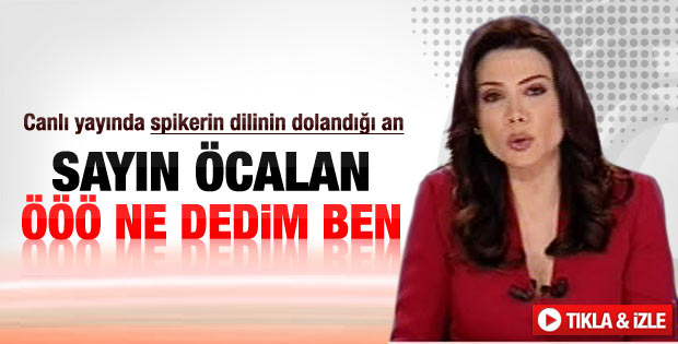 NTV spikeri Öcalan konusunda kararsız kaldı