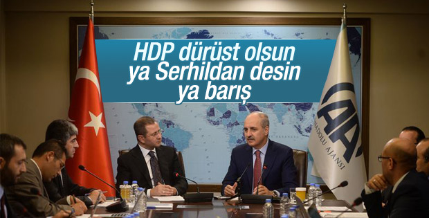 Numan Kurtulmuş'tan HDP'ye tepki