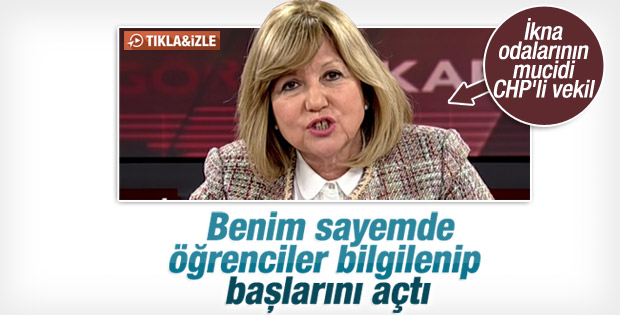 Nur Serter ikna odalarını savundu