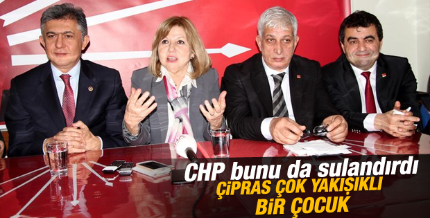 CHP’li Nur Serter'den Çipras çok yakışıklı vurgusu