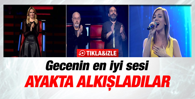 O Ses Türkiye'de gecenin en iyi sesi Duygu Sayar
