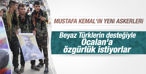 Şanlıurfa'da Öcalan için eylem yaptılar