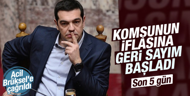 Yunanistan 5 gün içinde iflas edecek