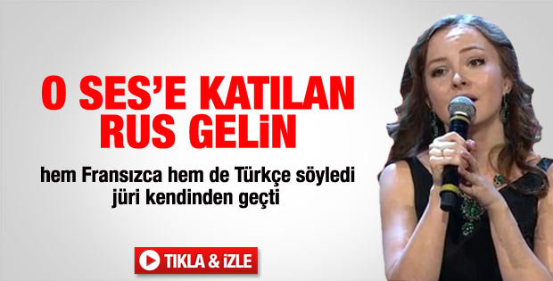 Rus gelin Irina O Ses Türkiye'ye damga vurdu