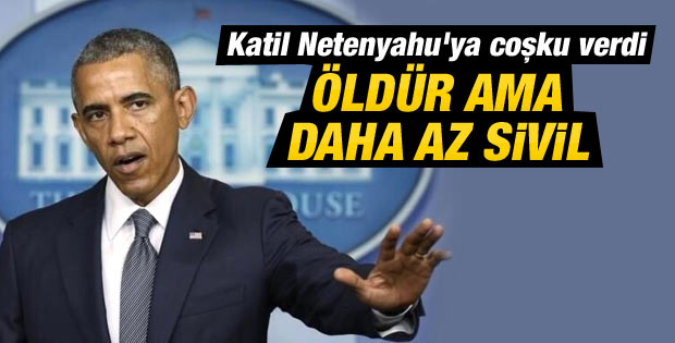 Obama'dan İsrail'e destek
